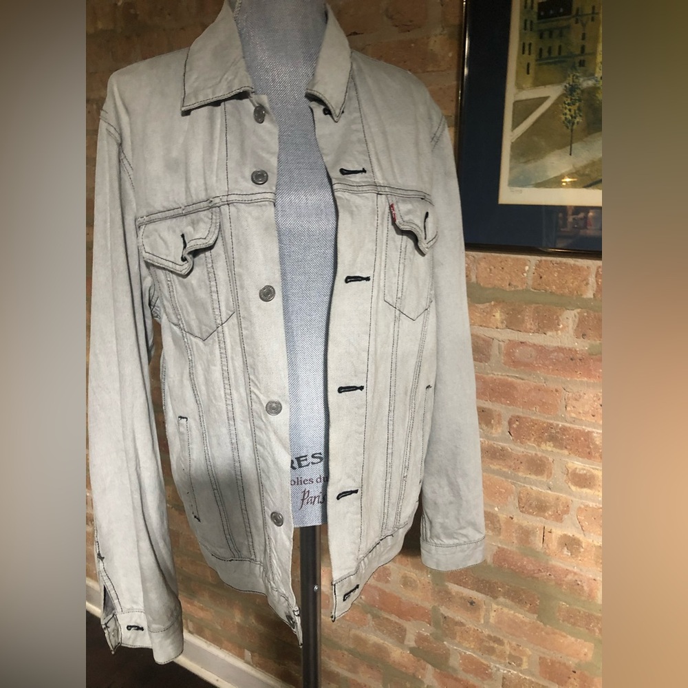 Levi's Light Gray Denim Jacket